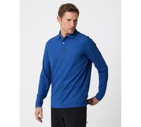 Men's Dri-Fast LS Polo - Cygnet Blue - Cygnet Blue / 4XL