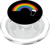 Men's drinking funny Irish end of the rainbow lucky pint fun PopSockets PopGrip for MagSafe