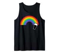 Men's Drinking Funny Irish end of The Rainbow Lucky Pint Fun Tank Top