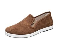 Mens Driver Shoes Mens Slip On Loafers Wide Fit Comfortable Round Head Trainers Lightweight Walks Shoes Casual Outdoor Loafers Classic Flats Trainers Solid Color Canvas Sneaker With Elastic Strap