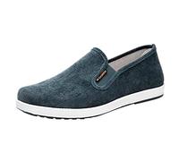 Mens Driver Shoes Mens Slip On Loafers Wide Fit Comfortable Round Head Trainers Lightweight Walks Shoes Casual Outdoor Loafers Classic Flats Trainers Solid Color Canvas Sneaker With Elastic Strap