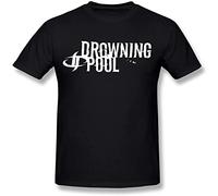 Men's Drowning Pool Logo Art T-Shirt Black XL