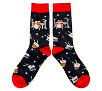 Mens Drummer Drum Kit Drumsticks Percussion Socks 6-10 UK /39-44 Eur/ 7-11 US