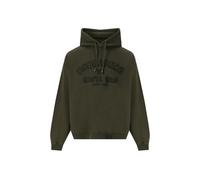 Men's Dsquared2 Loose Fit Santa Dan Logo Green Hoodie - Tan