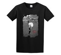 Men's Duncan Edwards Print T Shirt XXL Black