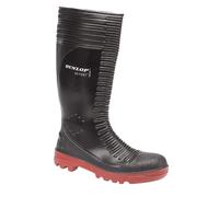 Mens Dunlop ACIFORT RIBBED W088 Safety Full Length Wellingtons
