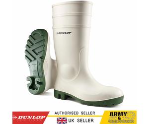 Mens Dunlop Protomaster Waterproof Steel Toe Cap Safety Nitrile Work Boots 171BV