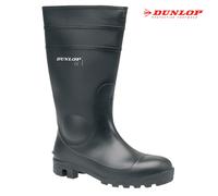 Dunlop Protomastor Mens Safety Steel Toe Durable Work Wellington Boot Black