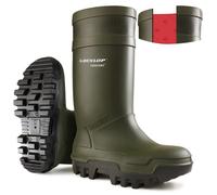 Dunlop - PUROFORT THERMO+SAFETY Wellington Boot ORANGE GREEN