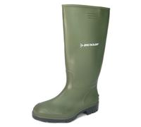 Mens Dunlop Wellingtons Boots Wellie Rubber Ladies Boys Waterproof Black Green