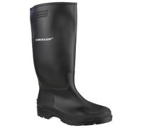 Mens Dunlop Wellingtons Boots Wellie Rubber Ladies Boys Waterproof Black Green
