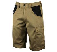 Mens DW96 Cargo Combat Work Shorts | Multipocket Durable Workwear (38W, Khaki)
