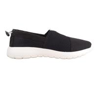 Mens Easy Slip On Elasticated Back Lightweight Canvas Trainers Pumps ABSOLUTE FOOTWEAR Black 10
