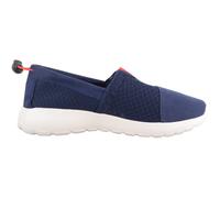 Mens Easy Slip On Elasticated Back Lightweight Canvas Trainers Pumps ABSOLUTE FOOTWEAR Navy 11