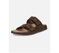 Ecco Cozmo 500984 Nubuck Men's Slides Nutmeg Brown Sandals