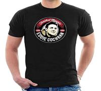 Men's Eddie Cochran Art Black T-Shirt Classic Cool Tee TSBPP-2123 Size 3XL
