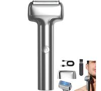 Men's Efficient Rechargeable Foil Electric Shaver, T9 Electric Shaver with with Floating Cutter, Portable Travel Electric Duplex Magnetic Men's Razor Shaver, Rechargeable Wet and Dry Electric Razor