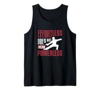 Mens Effortless Does Not Mean Powerless Funny Chi Gong Qigong Fan Tank Top