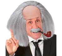 Einstein Baldhead Novelty Fun Hats Caps & Headwear for Fancy Dress Costumes Accessory
