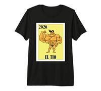 Mens El TIO 2026 Promoted to First Time Uncle Premium T-Shirt