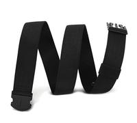 Mens Elastic Stretch Work Belt Unisex Adventure Web Sports Belt with Metal Free Buckle Adjustable Belts for Women Men