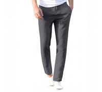 Men's Elastic Waist Lounge Pants - Slim Fit Casual Straight Legs Trousers, Loose Straight Chinos with Pockets, Breathable and Light Golf & Walking Trousers Dark Gray