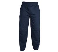 Mens Elasticated Waist Open Hem Fleece Joggers with Drawstrings and Zip Pockets M-5XL Leg: 28 30 32 Extra Short Regular Black Navy Grey Blue Comfort Bottoms Relaxed Sweat Pants Cotton Trousers