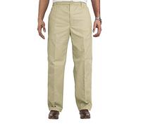 Mens Elasticated waist smart casual Rugby trousers (40/31, Beige)