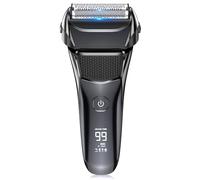 Men's Electric Foil Shaver - 100% Waterproof with Floating Blades for a Close Shave, Rechargeable Beard Trimmer, 100-Min Use, Smart LED, Travel Lock