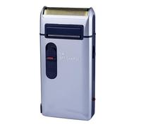 Men's Electric Shaver - 3W Efficient Beard Trimmer Razor, Retro Geometric Mesh Design, Portable Face Razors | Removable for Easy Cleaning | Face and Chin Shaving