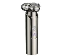 Men's Electric Shaver For Face And Sideburns Trimming Floating Heads Beard Trimmer Powerful Motor Rotary Shaving Device Travel Friendly Electric Shaver