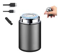 Men's Electric Shaver, IPX6 Waterproof Mini Electric Shaver, Multifunctional Portable Mini Shaver, Long Battery Life Shaver for Wet and Dry Shaver, Grey