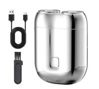 Men's Electric Shaver, Mini Shaver, Portable, Double Head Electric Shaver, Waterproof, Multifunctional Electric, USB Rechargeable Shaver, Washable Wet and Dry Shaver