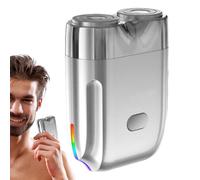 Men's Electric Shavers, Electric Shavers | Efficient Double Ring Floating Mesh Electric Shaver - Travel Razor with High Capacity Battery Portable Men's Razor