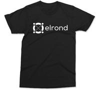 Men's Elrond Crypto T-Shirt Egld Coin Investor Defi Blockchain Technology Gift Tee Top Black L