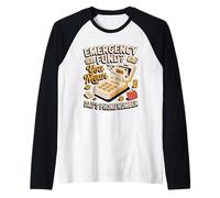 Mens Emergency Fund You Mean Dad's Phone Number Raglan Baseball Tee
