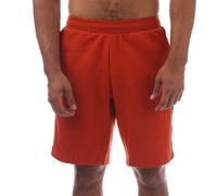 Men's Emporio Armani EA7 Logo Series Cotton-Blend Bermuda Shorts in Orange