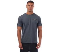 Men's Emporio Armani EA7 Logo Tape T-Shirt in Grey