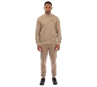 Men's Emporio Armani EA7 Logo Tracksuit in Cream