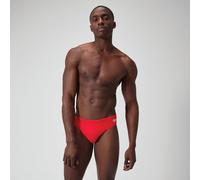 Speedo Men's Endurance+ 7cm SwiMing Briefs| Chlorine Resistant | Swim FitneS | Training, Fed Red, 3030