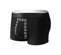 Men'S Energetic Massage Magnetic Therapy Underwear Energy Field Therapy Men Pants Massage Boxer Brief Improving Power Underpants For Rapid Increase Enlargement Underwear With Health Care