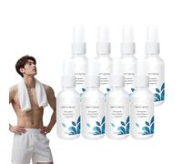 Men's Energizing Body Spray, Cooling Sensation Spray, Seaweed Extract Spray, Long-Lasting Vitality, Energizing Blend with Natural Ingredients, for an Invigorating and Refreshed Feeling (8 Bottles)