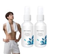 Men's Energizing Body Spray, Cooling Sensation Spray, Seaweed Extract Spray, Long-Lasting Vitality, Energizing Blend with Natural Ingredients, for an Invigorating and Refreshed Feeling (2 Bottles)
