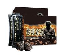 Men's Energy Coffee - Black Maca Men's Energy Coffee,Maca Coffee Powder, Instant Maca Coffee for Men, Coffee Blended for Men (1BOX)