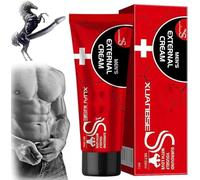 Men's Energy External Massage Cream for Penis Growth and Performance - Vitality Boost for All Night Lasting Power Up to 12 Inches XXXL (1)