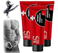 Men's Energy Strength Massage Cream, Mens External Cream,New Penis Growth Cream Enlarge Your Penis Up to 12 Inches XXXL,Vitality Boost Cream, All Night Powerful Delay Lasting Performance, 50ml (3Pcs)