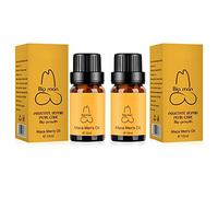 Men's Energy Strengthening Massage Oil, Men Massage Oil for Sex, Men’s Strengthening Massage Oil, Men’s Energy Essential Oil, Boost Strength, Promote the Relationship Between Couples (2pcs)