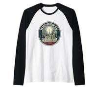 Mens Entrepreneur Dad Business Startup Grow Mindset Father's Day Raglan Baseball Tee