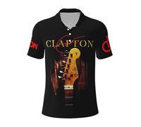 Men's Eric Singer Clapton Polo Shirt Short Sleeve T-Shirt for Man Business Commute Tops Multicolor M