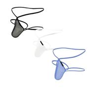 Men's Erotic Briefs Sexy Thongs Comfortable and Breathable Underwear Sexy Pouch Underpants for Mens Beach Swimwear Nightclub Pool Party
